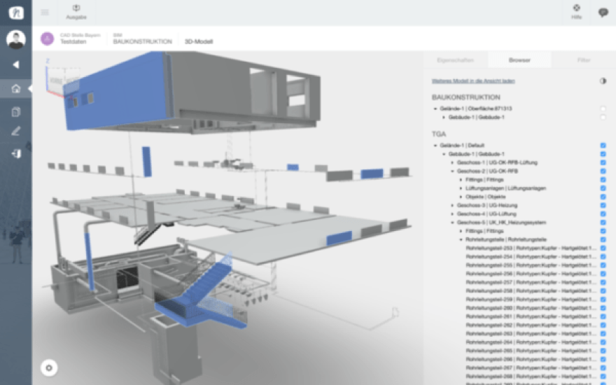 MULTI-MODEL-VIEWER-im-Beispiel-die-Baukonstruktion-kombiniert-mit-der-technischen-Gebäudeausrüstung-ausgewählte-Elemente-e1538595087167